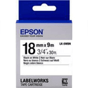 Epson Cinta estándar - LK-5WBN estándar negra/blanca 18/9
