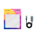 Nanocable Cable Conversor USB-C a HDMI 2.1 8K@60HZ 1.8m, Negro