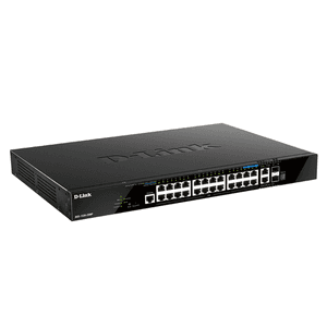 D-Link DGS-1520-28MP/E switch Gestionado L3 Gigabit Ethernet (10/100/1000) Energía sobre Ethernet (PoE) 1U Negro