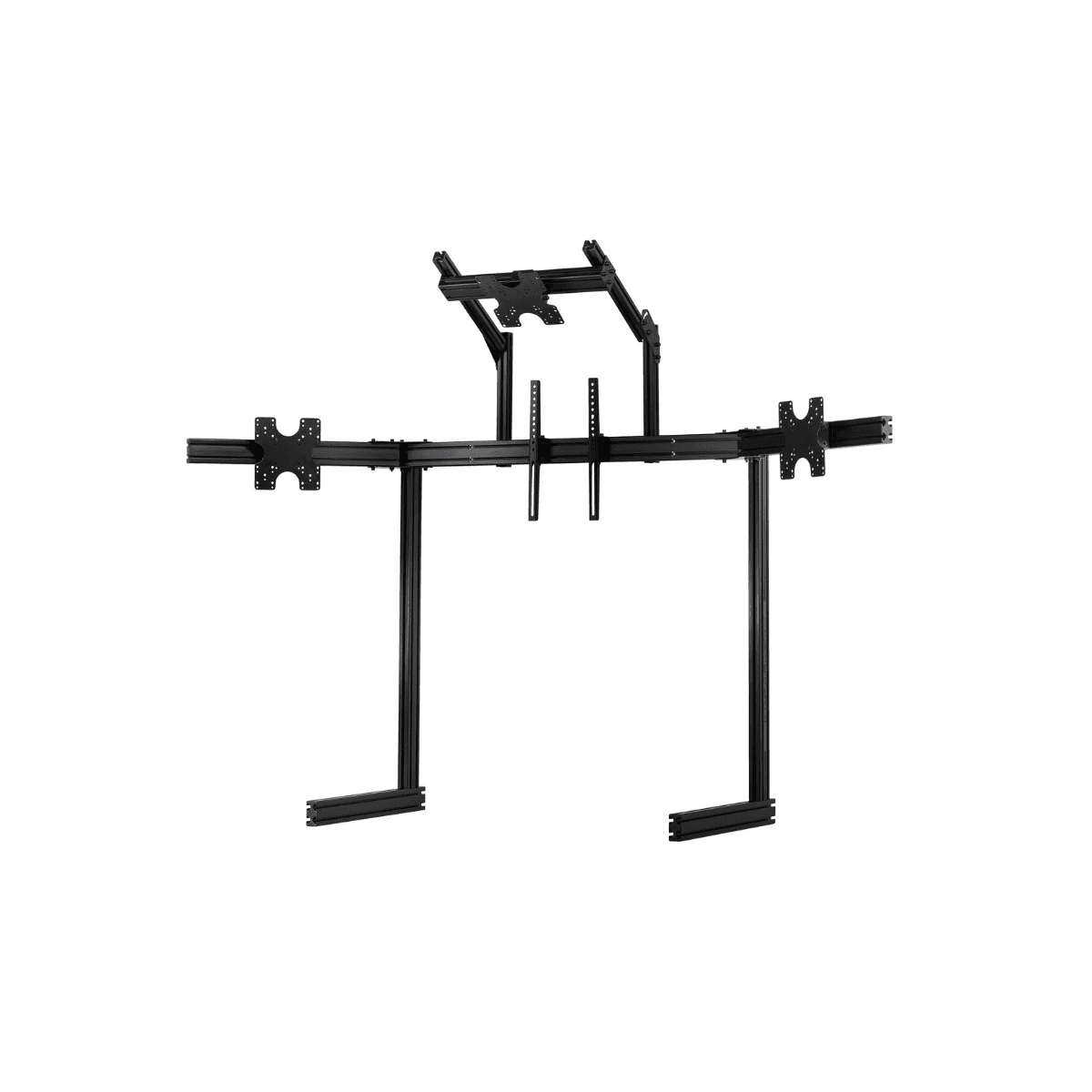Next Level Racing Elite Free Standing Quad Monitor Stand Black - Accesorio Conduccion