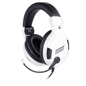 BIG BEN PS4OFHEADSETV3WHITE auricular y casco Auriculares Alámbrico Diadema Juego Negro, Blanco
