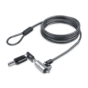 StarTech.com NANOK-LAPTOP-LOCK cable antirrobo Negro, Plata 2 m