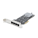 StarTech.com Tarjeta PCI Express de Red Ethernet 4 Puertos NBASE-T 2,5G - NIC I225-V - Tarjeta de Red de 4 Puertos para Ordenado