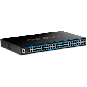 Trendnet TEG-3524S switch Gestionado Gigabit Ethernet (10/100/1000) Negro