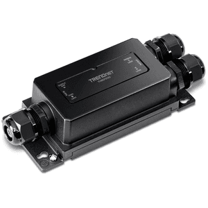Trendnet TI-BEP200 ampliador de red Transmisor y receptor de red Negro 10, 100, 1000 Mbit/s