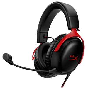 HyperX Cloud III Negro Rojo PC - PS5 - PS4 - XBOX - Switch- Auriculares Gaming