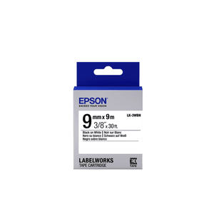Epson Cinta estándar - LK-3WBN estándar negra/blanca 9/9
