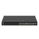 NETGEAR GSM4328-100AJS Gestionado L3 Gigabit Ethernet (10/100/1000) Energía sobre Ethernet (PoE) 1U Negro