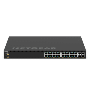 NETGEAR GSM4328-100AJS Gestionado L3 Gigabit Ethernet (10/100/1000) Energía sobre Ethernet (PoE) 1U Negro