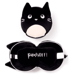 Almohada viaje antifaz Gato Feline Fine Resteazzz