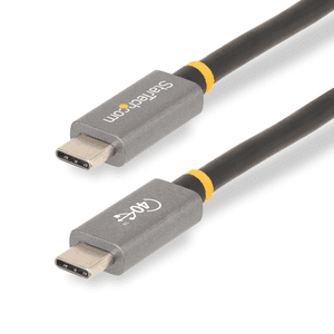 StarTech.com Cable USB4 de 1m - Cable USB-C Certificado USB-IF 40Gbps - Cable USB Tipo C - Power Delivery PD de 100W 5A - Modo A