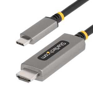 StarTech.com Cable Adaptador de 1m USB-C a HDMI - 8K 60Hz - 4K 144Hz - HDR10 - Cable Conversor de Vídeo USB tipo C a HDMI 2.1 - 