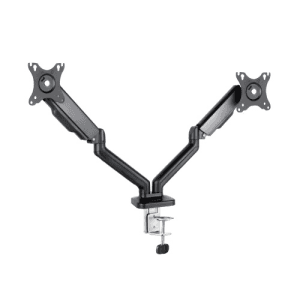 TooQ De Mesa para 2 Pantallas 17"-32", Negro - Soporte
