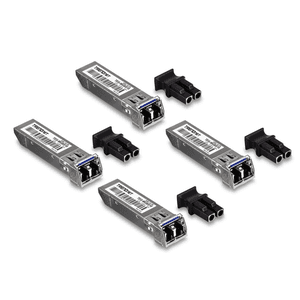 Trendnet TEG-MGBS10/4 red modulo transceptor Fibra óptica 1250 Mbit/s SFP 1310 nm