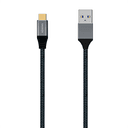 Aisens USB 3.1 Gen2 Aluminio 10Gbps 3A, Tipo USB-C/M-A/M, Gris, 2.0M - Cable