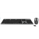 Ewent EW3272 teclado Ratón incluido RF inalámbrico QWERTY Español Negro