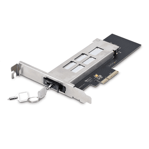 StarTech.com Tarjeta PCIe x4 a SSD NVMe M.2 - Rack Móvil Backplane con Bandeja Removible Hot Swap Intercambiable en Caliente - B