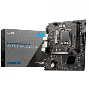 MSI 1700 Pro H610M-G DDR5 M-ATX DDR4 - Placa Base Gaming