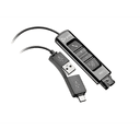 HP Poly Adaptador negro Poly DA85 USB a QD compatible con TAA