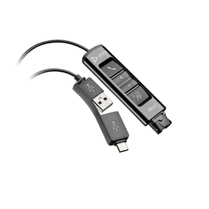 HP Poly Adaptador negro Poly DA85 USB a QD compatible con TAA