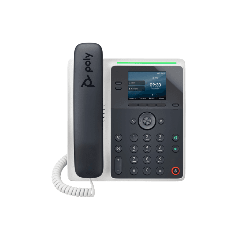 HP Poly Edge E100 teléfono IP Negro IPS