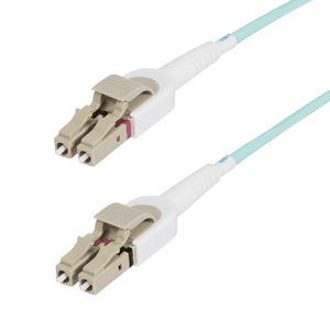 StarTech.com Cable de Fibra Óptica Multimodo Conmutable LC a LC (UPC) OM4 de 5m - 50/125µm - Redes de 100G - Low Insertion Loss 