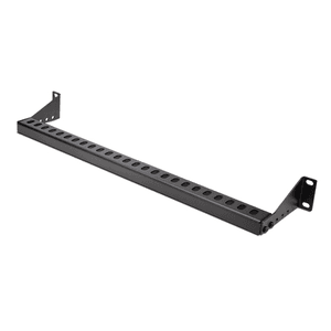 StarTech.com Barra 1U de Amarre Horizontal para Gestión de Cables en Rack - para Racks de 19" - Profundidad Ajustable - Guía Hor