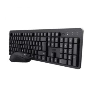 Trust TKM-360 teclado Ratón incluido Oficina RF inalámbrico QWERTY Español Negro