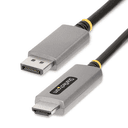 StarTech.com Cable Adaptador de 2m DisplayPort a HDMI - 8K 60Hz - 4K 144Hz - HDR10 - Conversor de Vídeo Activo DP 1.4 a HDMI 2.1