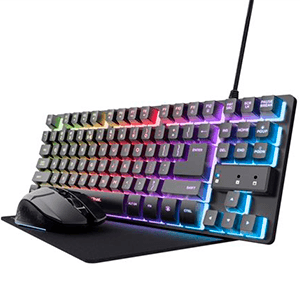 Combo gaming Teclado + Ratón + Alfombrilla Trust GXT 794