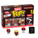 Blister 4 figuras Bitty POP Marvel Deadpool Sleepover