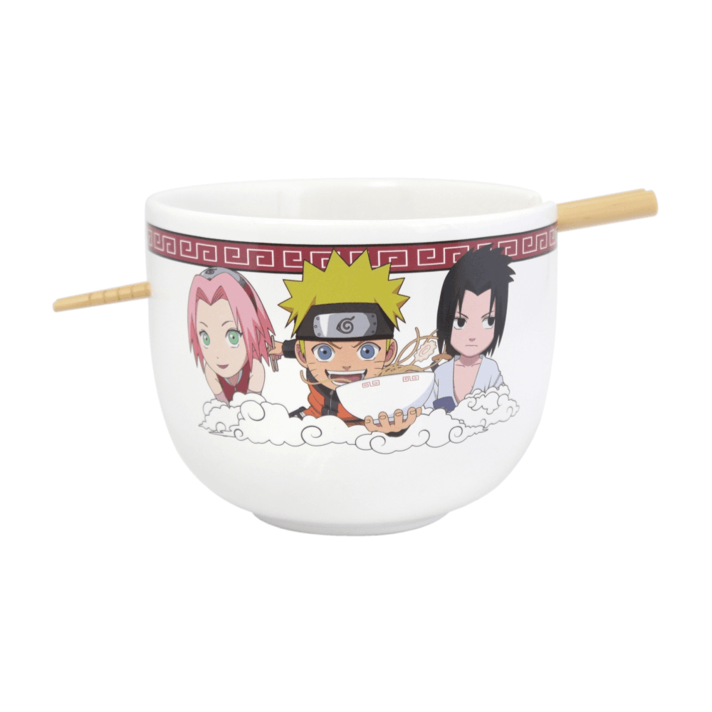 BOL RAMEN CON PALILLOS NARUTO TRiO 470ML