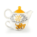 Juego de ceramica de Te con taza + tetera de Naruto Shippuden