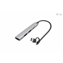 i-tec USB-C/USB-A Metal HUB 1x USB 3.0 + 3x USB 2.0
