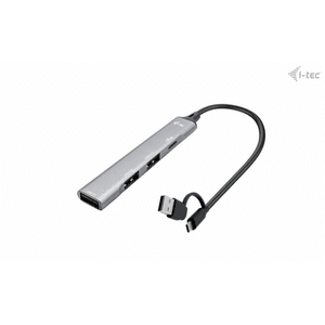 i-tec USB-C/USB-A Metal HUB 1x USB 3.0 + 3x USB 2.0