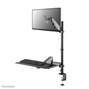 Neomounts DS90-325BL1 Soporte de sobremesa para puesto de trabajo de pie/sentado 17-32" - resorte de gas