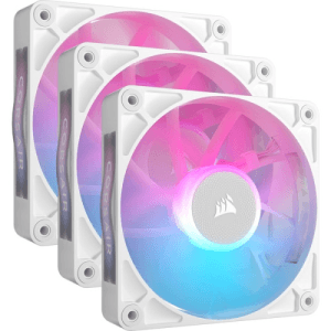 Corsair iCUE LINK RX120 RGB Carcasa del ordenador Ventilador 12 cm Blanco 3 pieza(s)
