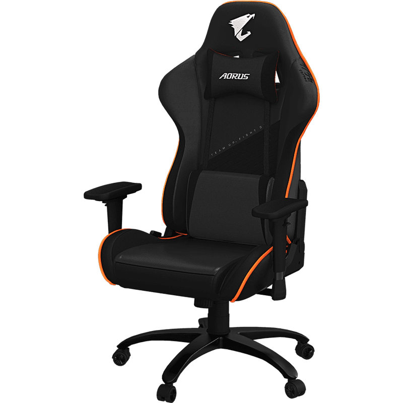 GIGABYTE Aorus AGC310 Negro - Naranja - Silla Gaming
