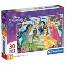 Clementoni Supercolor Disney Princess Puzzle rompecabezas 30 pieza(s) Dibujos