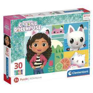 Clementoni Supercolor Gabby’s Dollhouse Puzzle rompecabezas 30 pieza(s) Dibujos