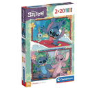 Clementoni Supercolor Disney Stitch Puzzle rompecabezas 20 pieza(s) Dibujos