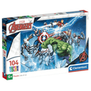 Clementoni Marvel Avengers Puzzle rompecabezas 104 pieza(s) Cómics
