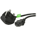 StarTech.com Cable de 1,8m de Alimentación de Ordenador, 18AWG, BS 1363 a C13, 10A 250V, Cable de Alimentación de Repuesto, Cabl