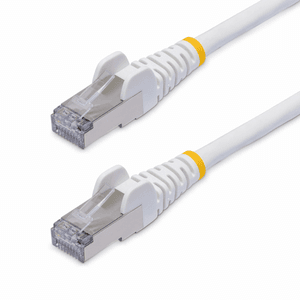 StarTech.com Cable de Red Ethernet CAT8 Blanco de 10m - Snagless - sin Pestillo - 25G/40G - 2000MHz - PoE++ 100W - 26AWG - S/FTP