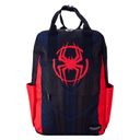 Mochila nylon Traje Miles Morales Spider-Verse Marvel Loungefly 43cm