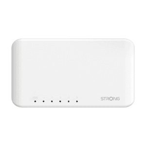Strong SW5000P Gigabit Ethernet (10/100/1000) Blanco - Switch