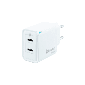 CoolBox CARGADOR GAN 35W USB-C/USB-C PARED