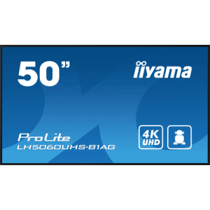 iiyama LH5060UHS-B1AG pantalla de señalización Pizarra de caballete digital 125,7 cm (49.5") LED Wifi 500 cd / m² 4K Ultra HD Ne