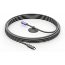 Logitech 952-000195 cable USB USB 3.2 Gen 2 (3.1 Gen 2) 5 m USB C Grafito, Violeta