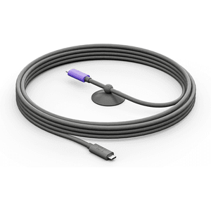 Logitech 952-000195 cable USB USB 3.2 Gen 2 (3.1 Gen 2) 5 m USB C Grafito, Violeta